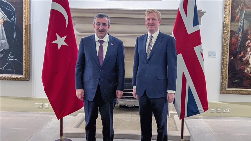 Вице-президент Турции Йылмаз встретился с заместителем премьер-министра Великобритании Дауденом