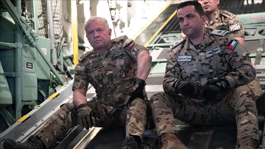 Jordan king participates in Gaza aid airdrop