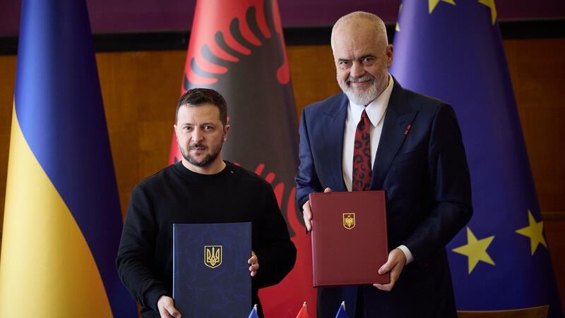 Украина и Албания подписали Договор о дружбе и сотрудничестве между двумя странами