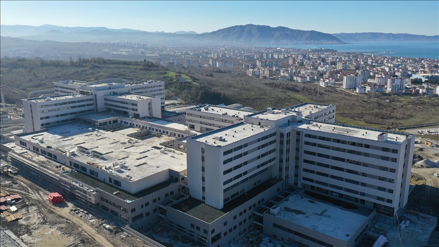 Yatak kapasitesi 1200'e yükseltilen Ordu Şehir Hastanesinde sona doğru