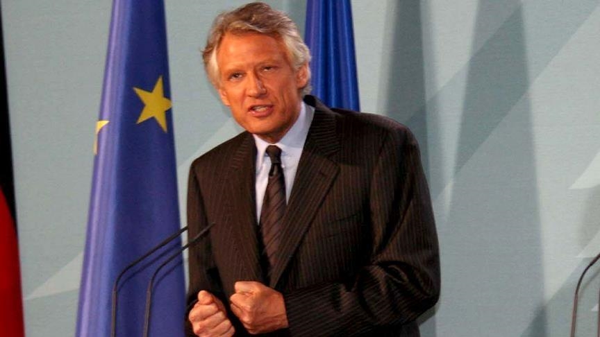 De Villepin dénonce le "deux poids deux mesures" de la France sur l'Ukraine et Gaza