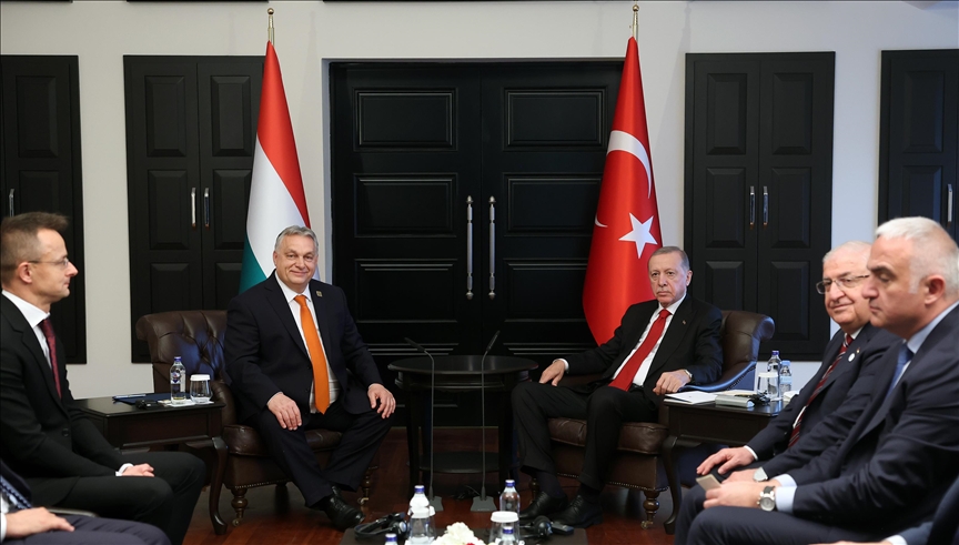 Turkish president, Hungarian premier discuss bilateral relations, Israel's attacks on Palestinians