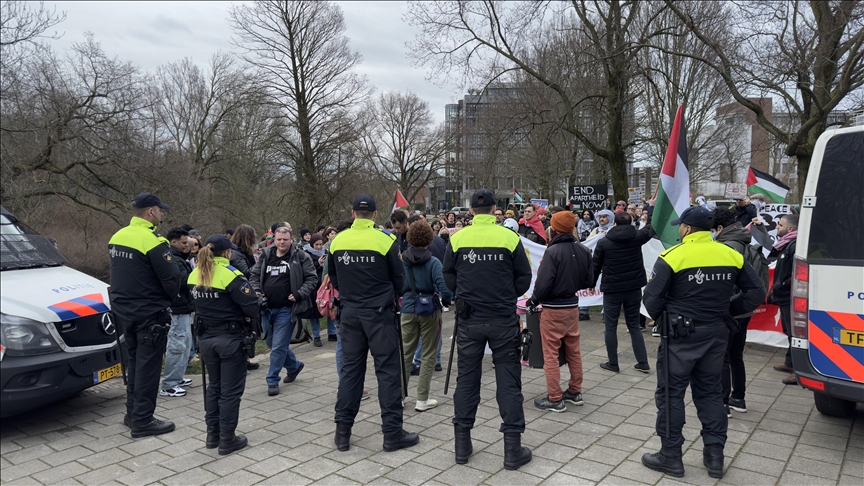 الشرطة الهولندية تمنع مظاهرة أمام السفارة الإسرائيلية