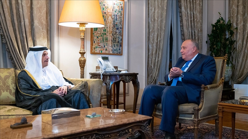 Egyptian, Qatari foreign ministers discuss Gaza cease-fire developments