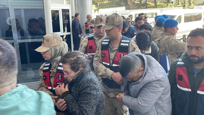 "Kafes-50" operasyonunun Hatay ayağında 18 şüpheli tutuklandı
