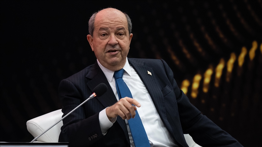 Northern Cypriot president flays Israeli attacks on Gazans, charges global powers of being 'hypocritical'