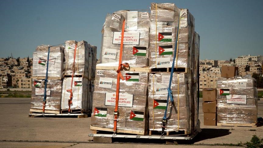 الأردن يرسل 24 شاحنة مساعدات إلى غزة