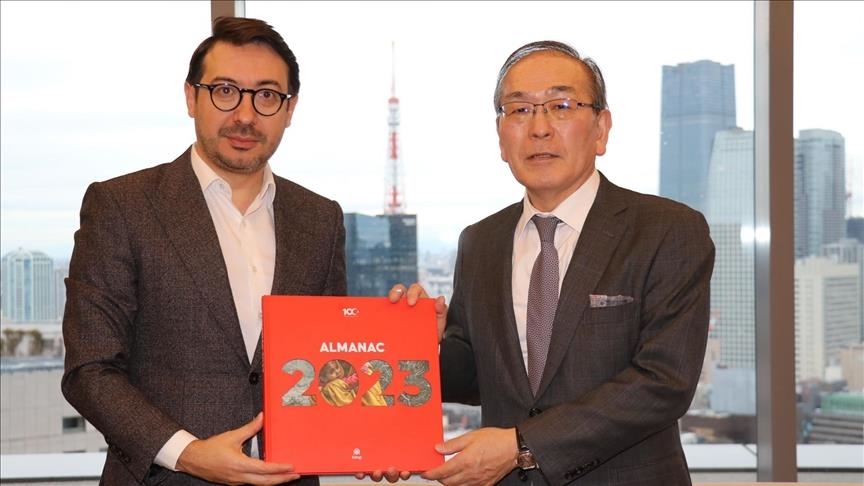 Anadolu chairman holds talks in Tokyo with Kyodo News president