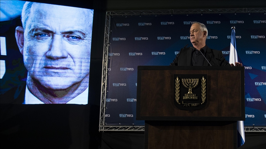 Israeli poll shows Gantz's National Unity party leading over Netanyahu's Likud