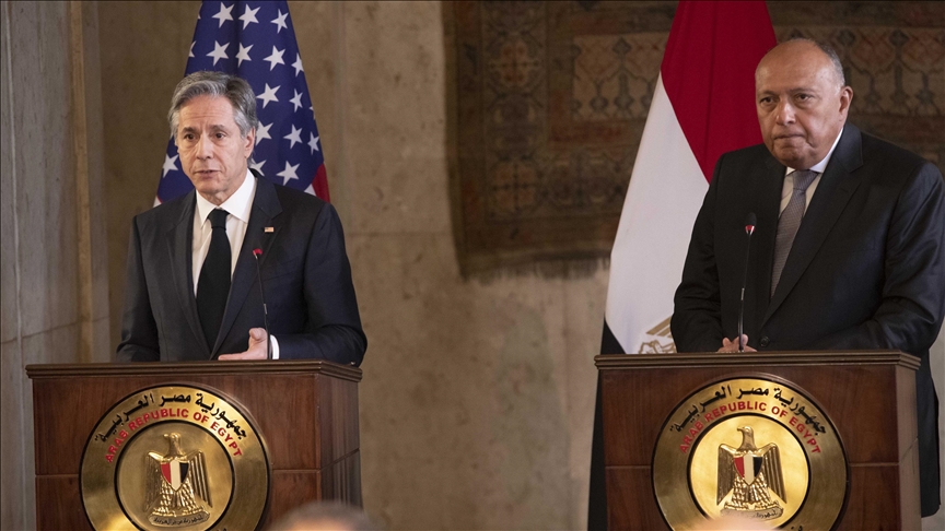 Egyptian foreign minister, US counterpart discuss efforts 'to enforce a truce' in Gaza