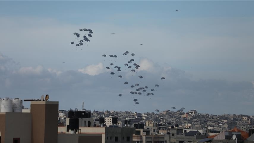 الأردن ينفذ مع 4 دول 6 عمليات إنزال لمساعدات شمالي غزة