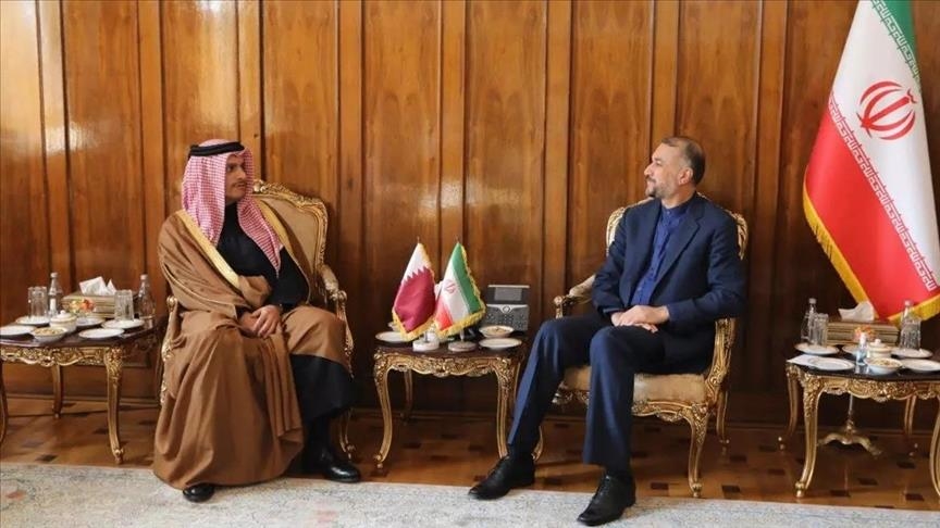 Iran, Qatar foreign ministers discuss developments in Gaza