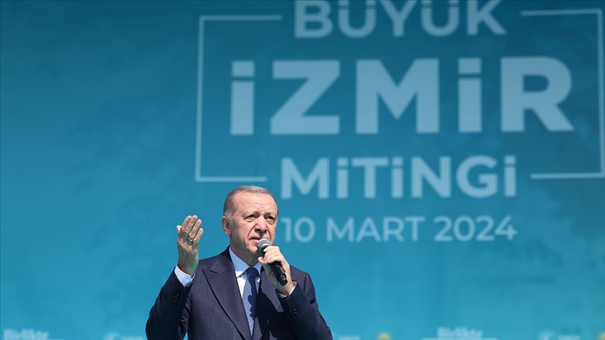 Cumhurbaşkanı Erdoğan: İzmir'in kayıp yıllarını hep birlikte telafi etmek istiyoruz