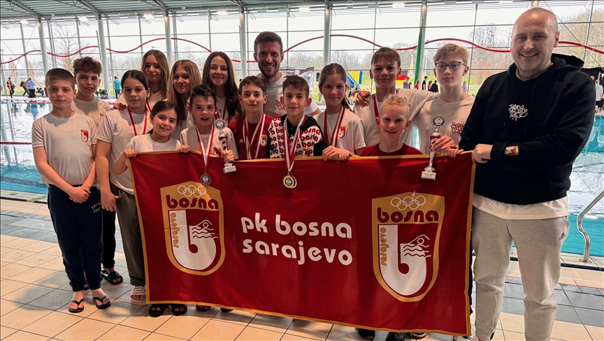 Veliki uspjeh mladih bh. plivača i plivačica: PK Bosna osvojio 28 medalja i dva pehara na Maximare Cupu u Njemačkoj