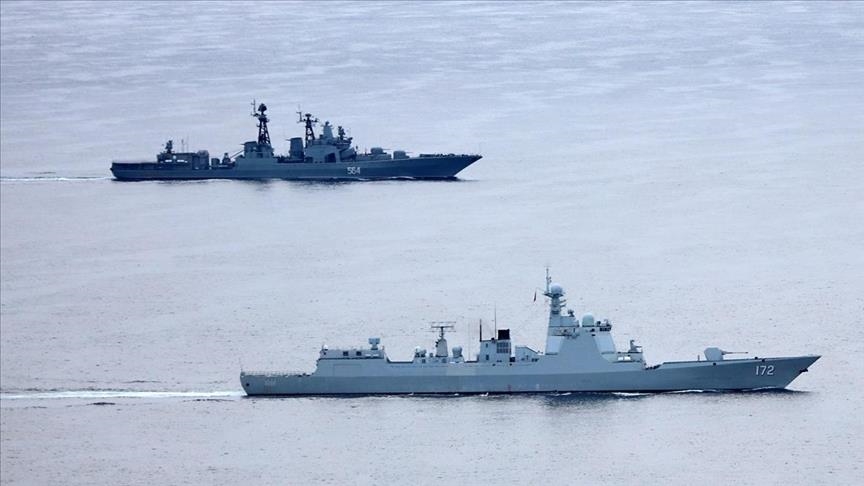 В Оманском заливе продолжаются совместные учения ВМС Китая, России и Ирана