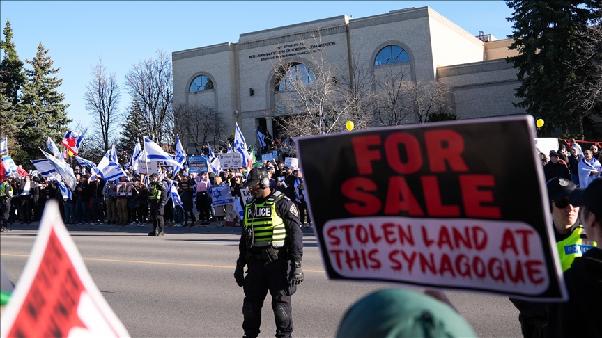 Protests persist about sales of Palestinian property in synagogues in US, Canada