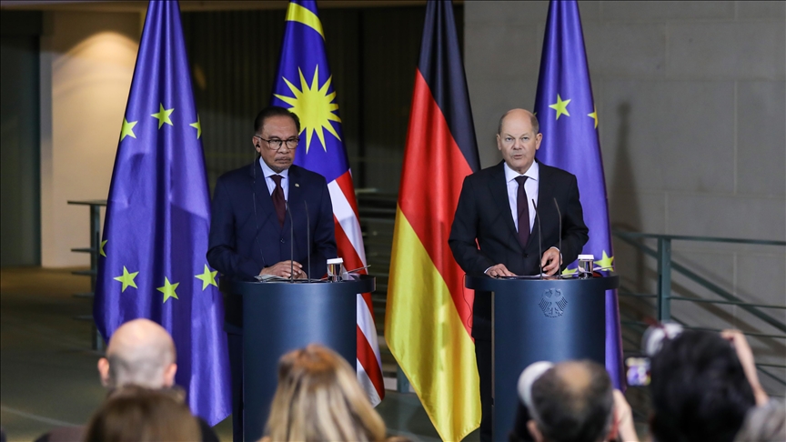 Almanya Başbakanı Scholz, Malezyalı mevkidaşı İbrahim ile Gazze ve Ukrayna’yı konuştu