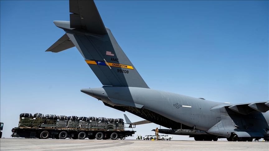 US military conducts 9th humanitarian airdrop into Gaza