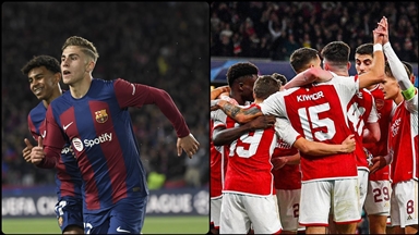 Арсенал и Барселона во четвртфиналето на УЕФА Лигата на шампиони