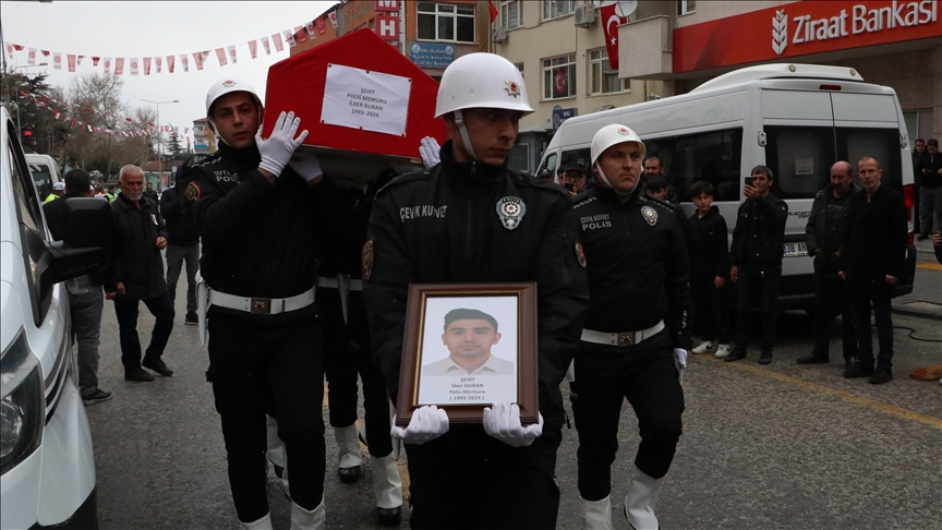 Şırnak'ta trafik kazasında şehit olan polis memurunun cenazesi Kayseri'de defnedildi