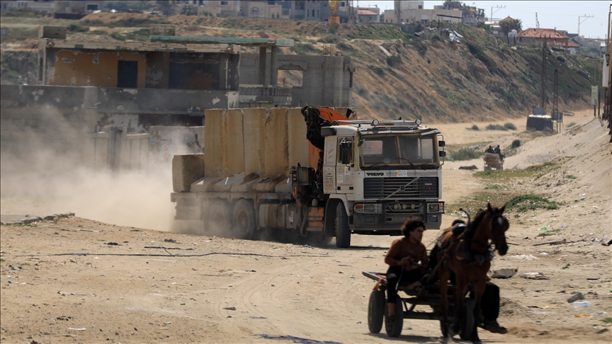 Preparations for maritime dock for aid shipments to Gaza continue