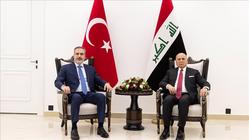 Dışişleri Bakanı Fidan, Iraklı mevkidaşı Hüseyin ile görüştü