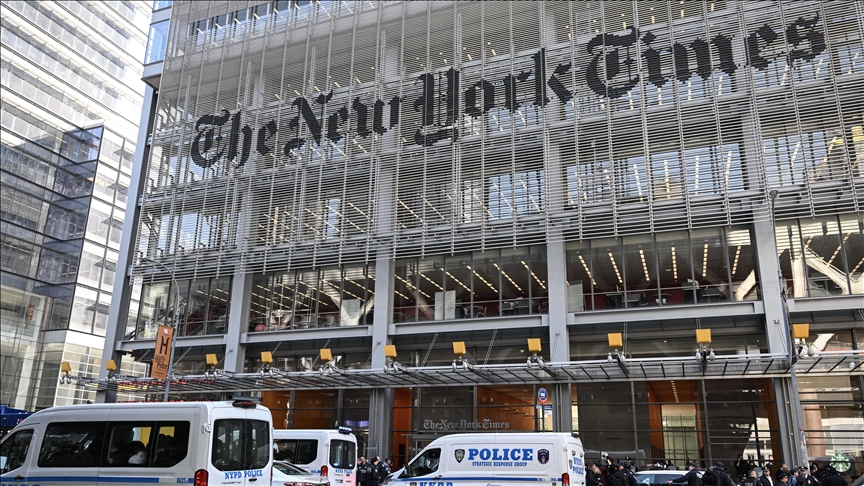 Pro-Palestine protesters block New York Times headquarters, distribution center