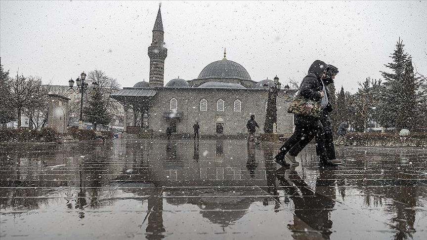 Erzurum ve Ardahan'da kar etkili oldu