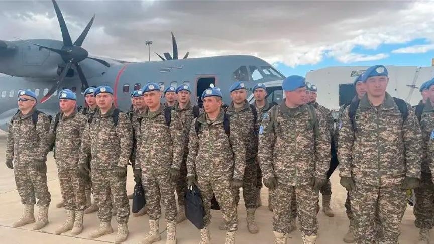 Первая группировка казахстанских миротворцев прибыла в Сирию 