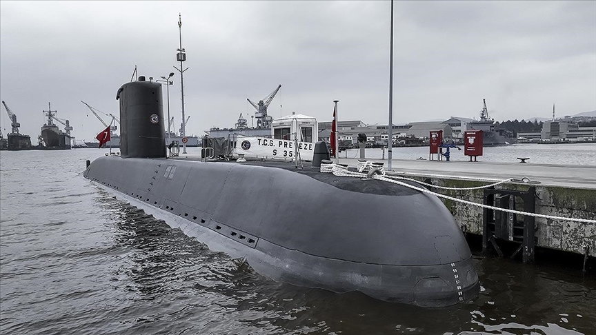 زیردریایی مدرن «پروزه» ترکیه با توانایی 50 روز مداوم عملیات بدون بازگشت به ساحل