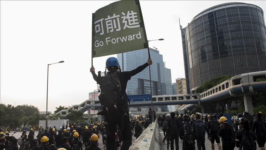 Hong Kong court sentences 12 to prison for breaching Legislative Council's chamber during 2019 protests