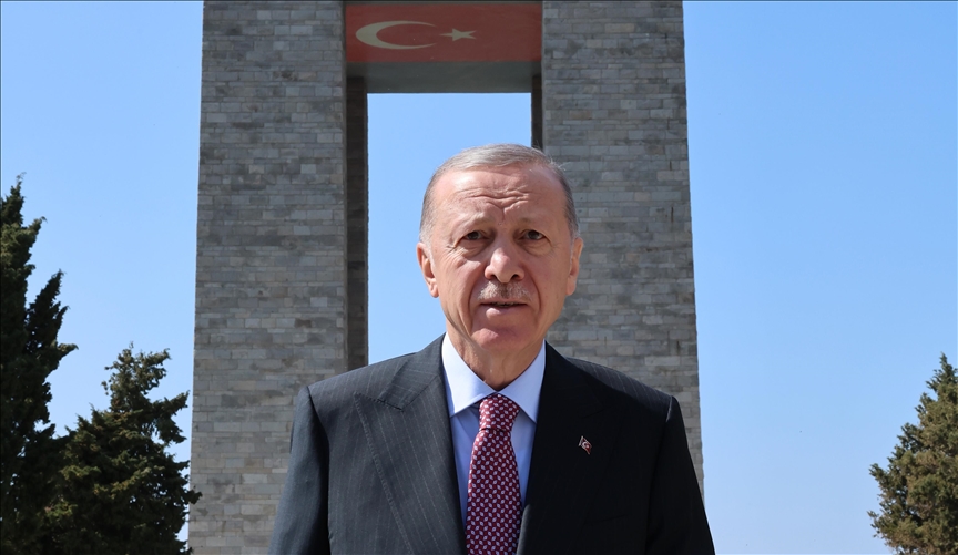 Erdoğan: "Çanakkale është e pakalueshme" është gdhendur në histori