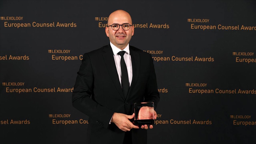 THY Hukuk ve Uyum Başkanı Berkant Kolcu'ya Avrupa'dan ödül