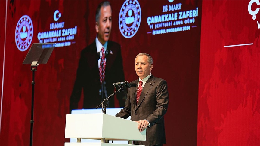 Bakan Yerlikaya: Bölücü hain terör örgütü, Çanakkale'yi geçemeyenlerin artık zihniyetidir