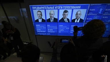 Путин набирает 87,15% голосов по итогам обработки 80% протоколов