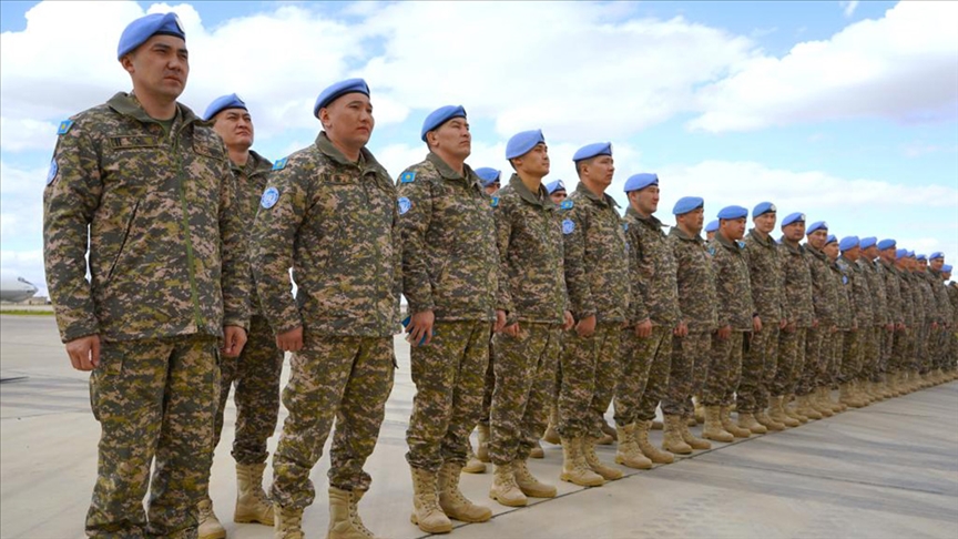 Kazak askerler, Golan Tepeleri’ndeki BM Gözlem Gücü’nde görevlerine başladı