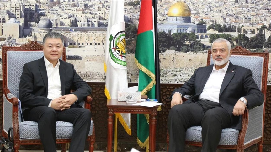 Chinese envoy meets Hamas leader Haniyeh 1st time since Oct. 7