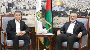 Chinese envoy meets Hamas leader Haniyeh 1st time since Oct. 7