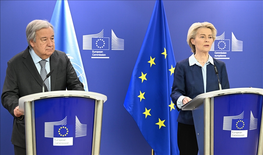 Лидерите на ЕУ и ОН заеднички предупредија на гладот во Појасот Газа и апелираа за помош