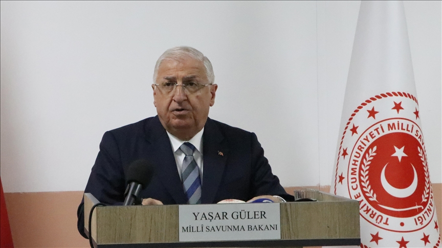 Milli Savunma Bakanı Güler: Teröristlerin başı tereddütsüz bir şekilde ezilmektedir ve ezilmeye devam edecektir