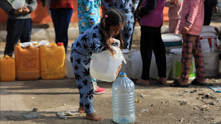 تراجع حصة سكان غزة من المياه 96.5 بالمئة خلال الحرب