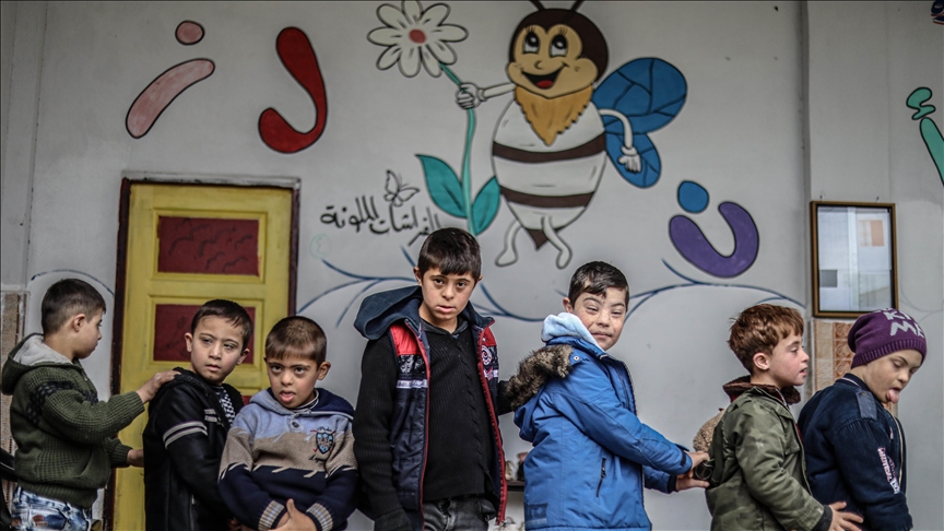 Civil society organizations in Syria's Idlib empower children with Down syndrome