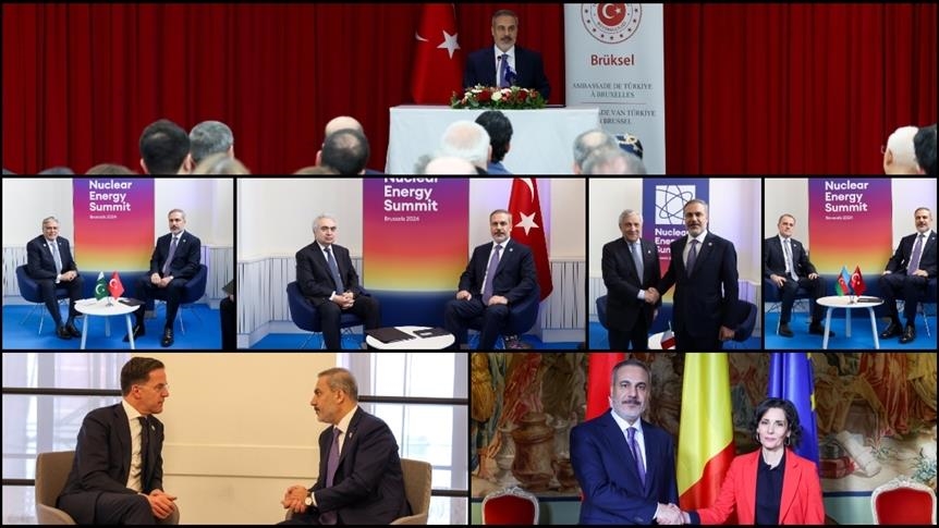Belgique: le ministre turc des Affaires étrangères tient des rencontres bilatérales à Bruxelles