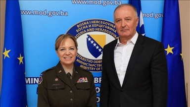 Komandantica NATO štaba Sarajevo McGahа posjetila Ministarstvo odbrane BiH