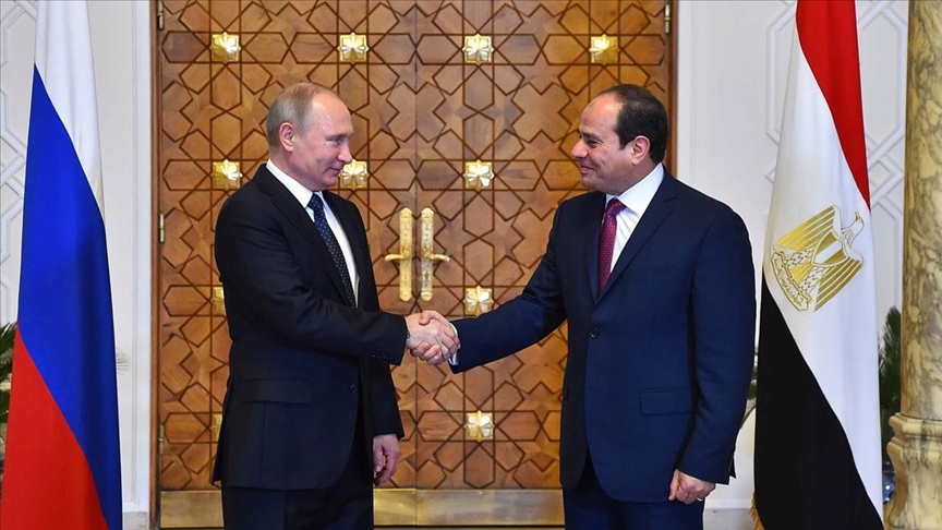 Egyptian, Russian leaders stress need for 2-state solution to guarantee regional security