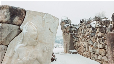 Türkiye: des chutes de neige recouvrent Hattusa, l’ancienne capitale des Hittites