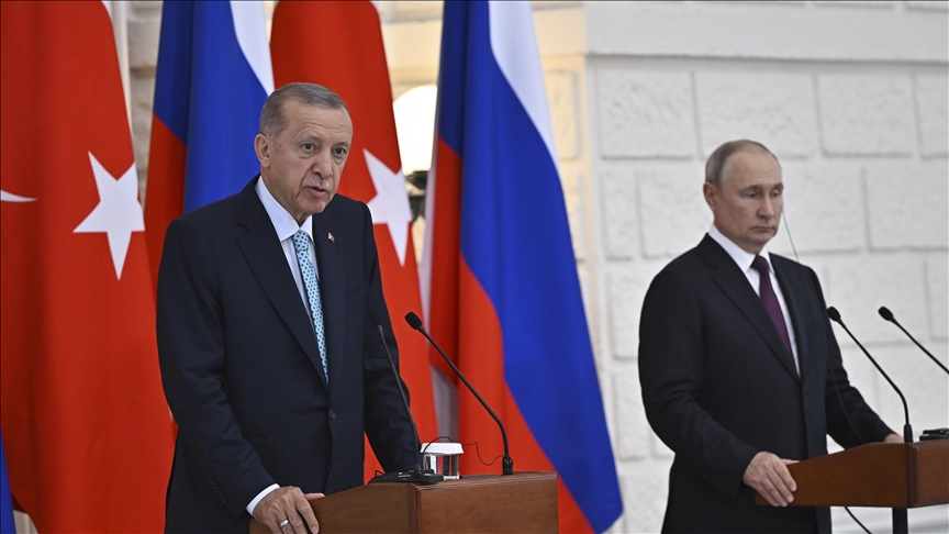 Президент Эрдоган провел телефонный разговор с российским коллегой