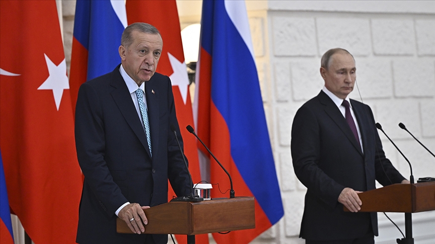 Cumhurbaşkanı Erdoğan, Putin'le görüşmesinde, Moskova'da gerçekleşen terör saldırısı nedeniyle taziye dileklerini iletti