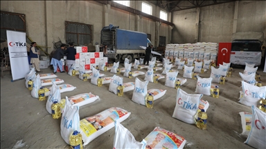 "تيكا" التركية تقدم مساعدات رمضانية لـ800 أسرة أفغانية