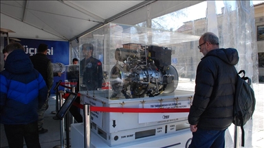 TEI'nin ürettiği milli havacılık motorları Eskişehir'de sergilenmeye devam ediyor